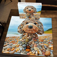 Strandwächterhund-Puzzle 1000 Teile