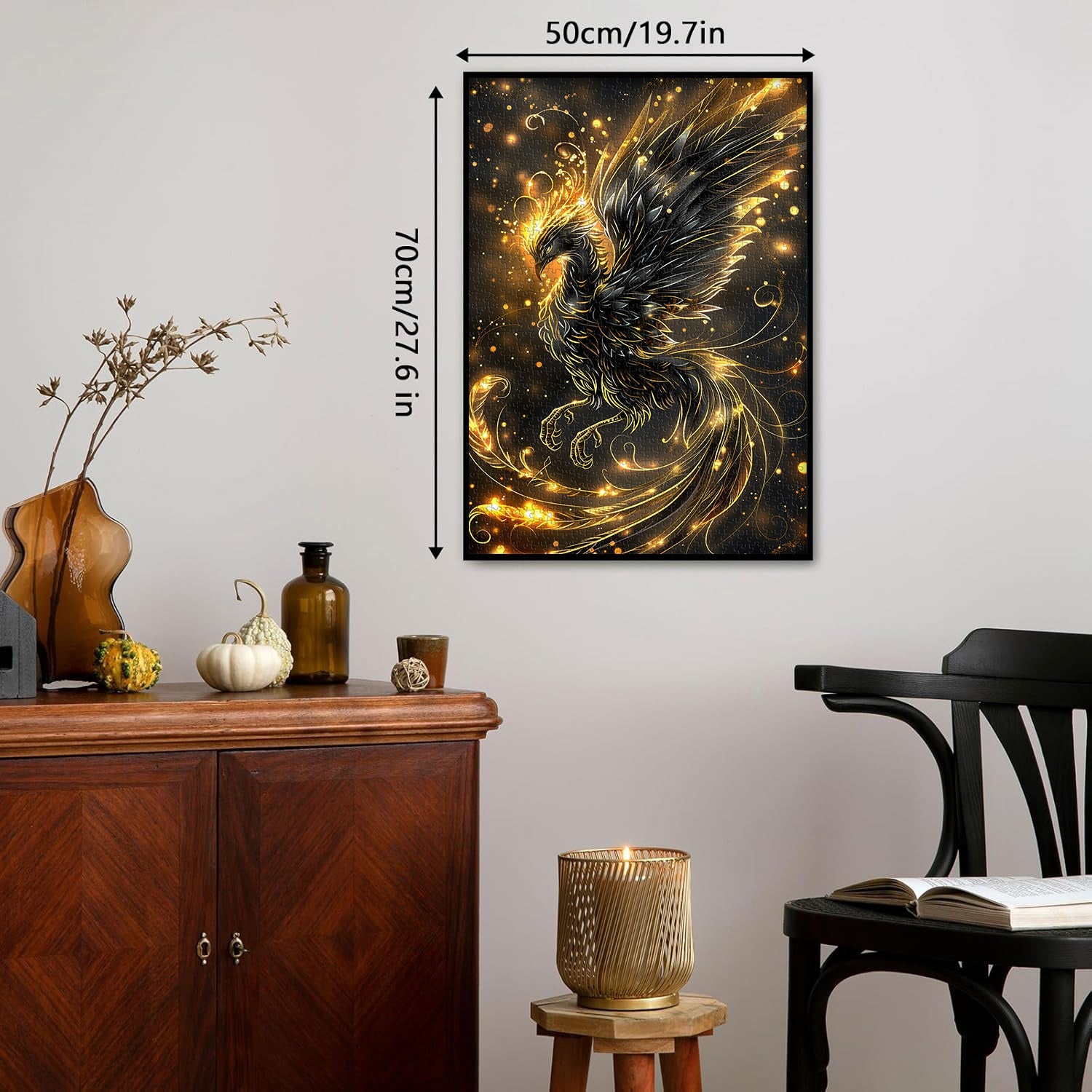 Golden Phoenix Jigsaw Puzzle 1000 Piece