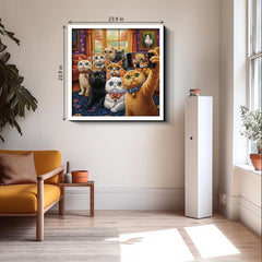 Cats in the lens Jigsaw Puzzle 1000 Pieces