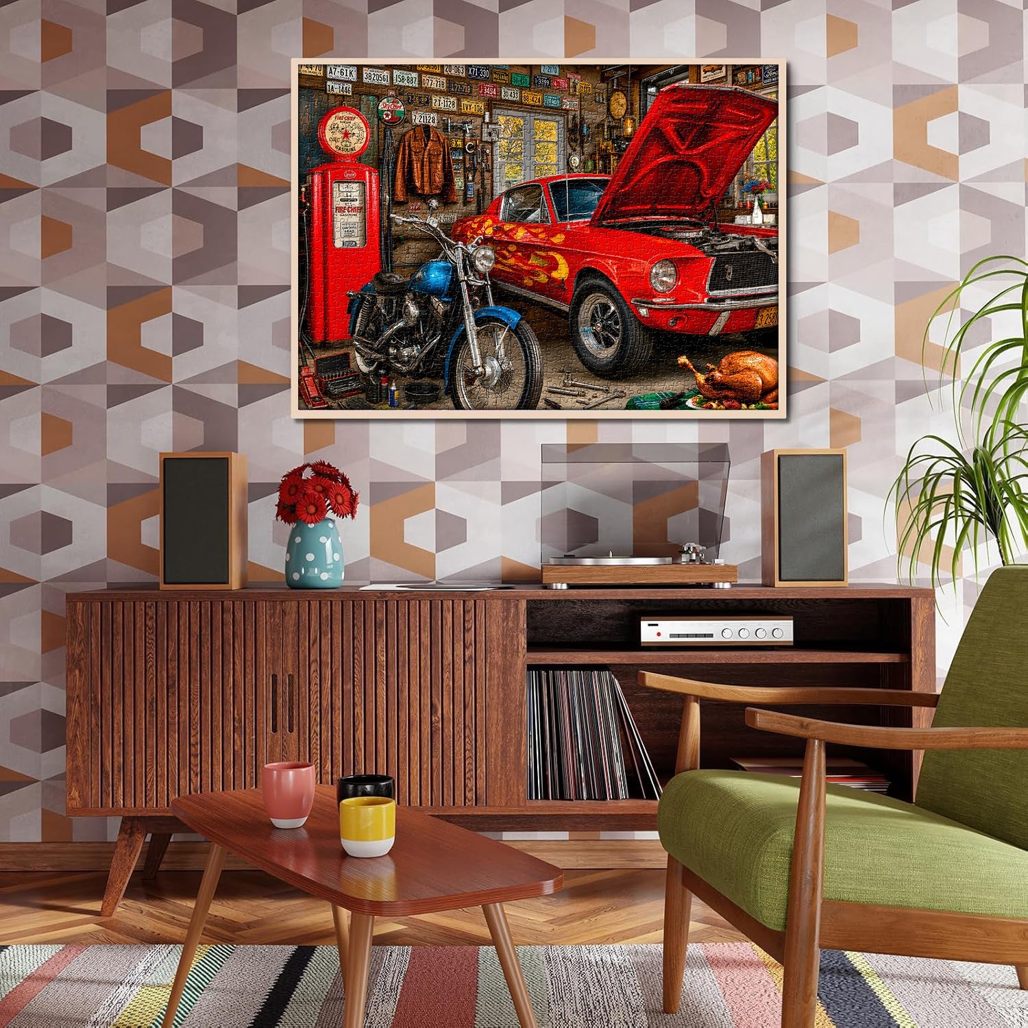 Retro Garage Jigsaw Puzzle 1000 Piece