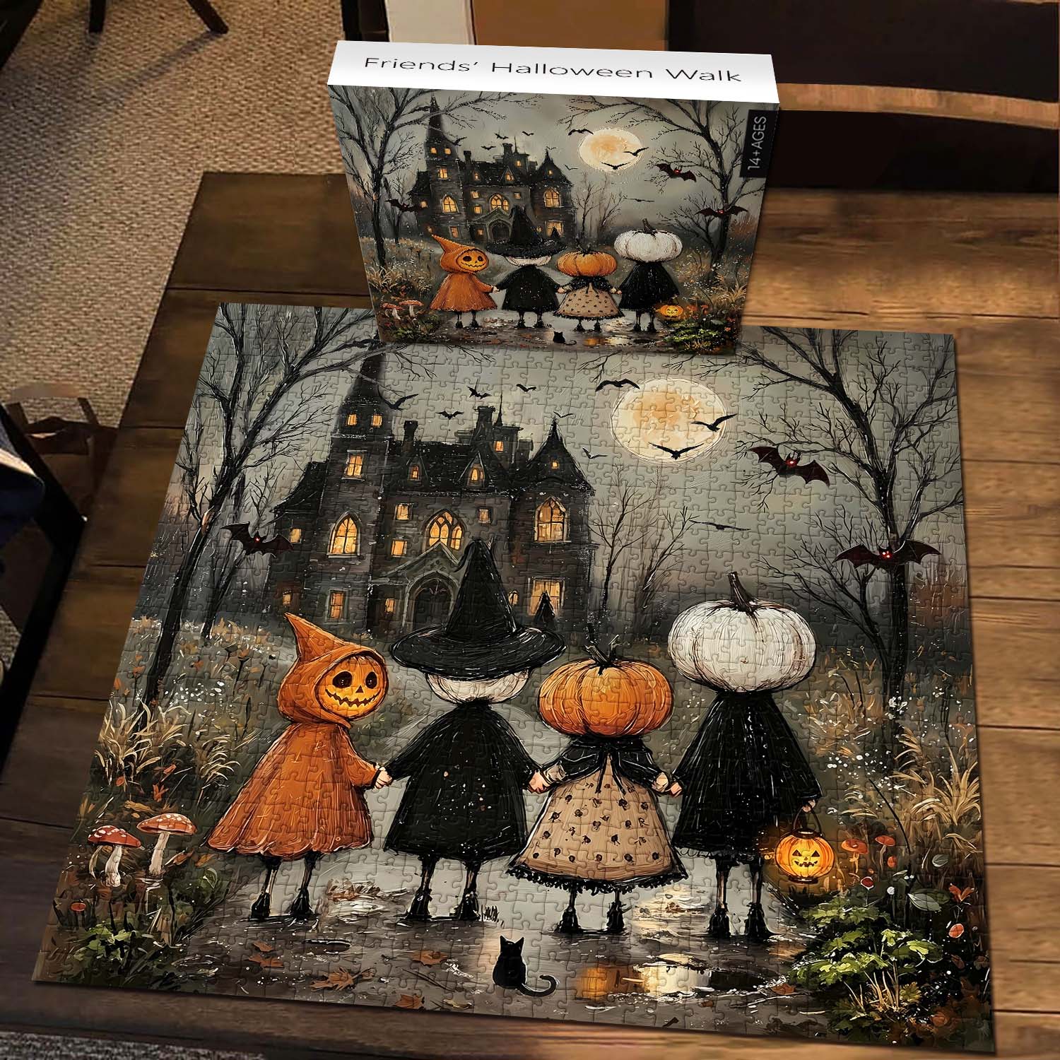 Friends’ Halloween Walk Jigsaw Puzzle 1000 Piece