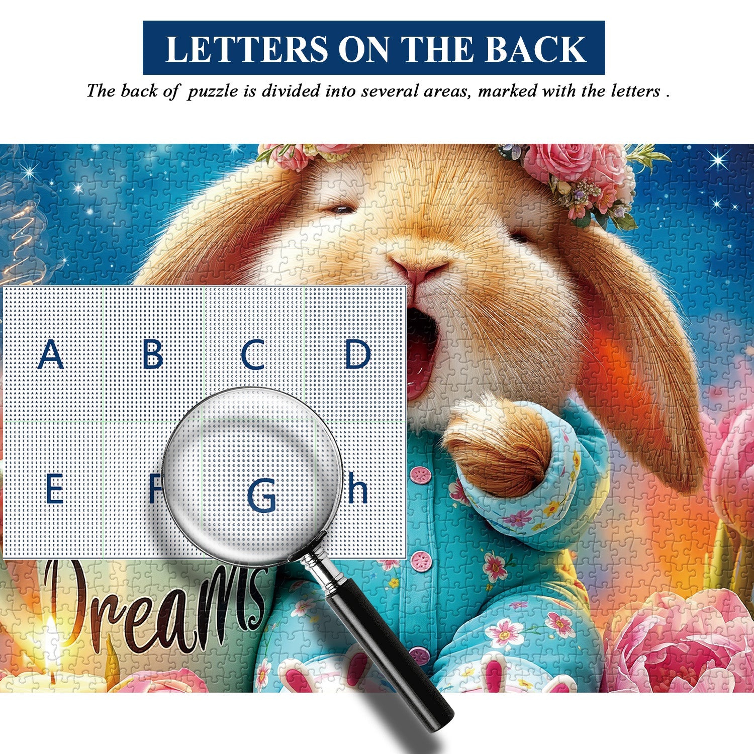 Yawning Bunny Jigsaw Puzzle 1000 Pieces