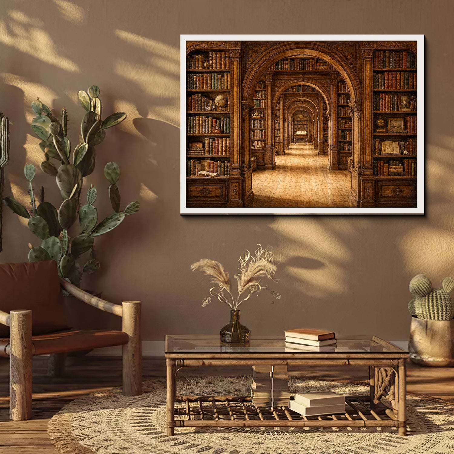 Endless Literary Halls Jigsaw Puzzle 1000 Piece