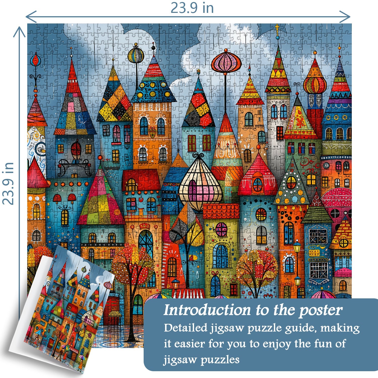 Fairy Tale Town Jigsaw Puzzle 1000 Pieces