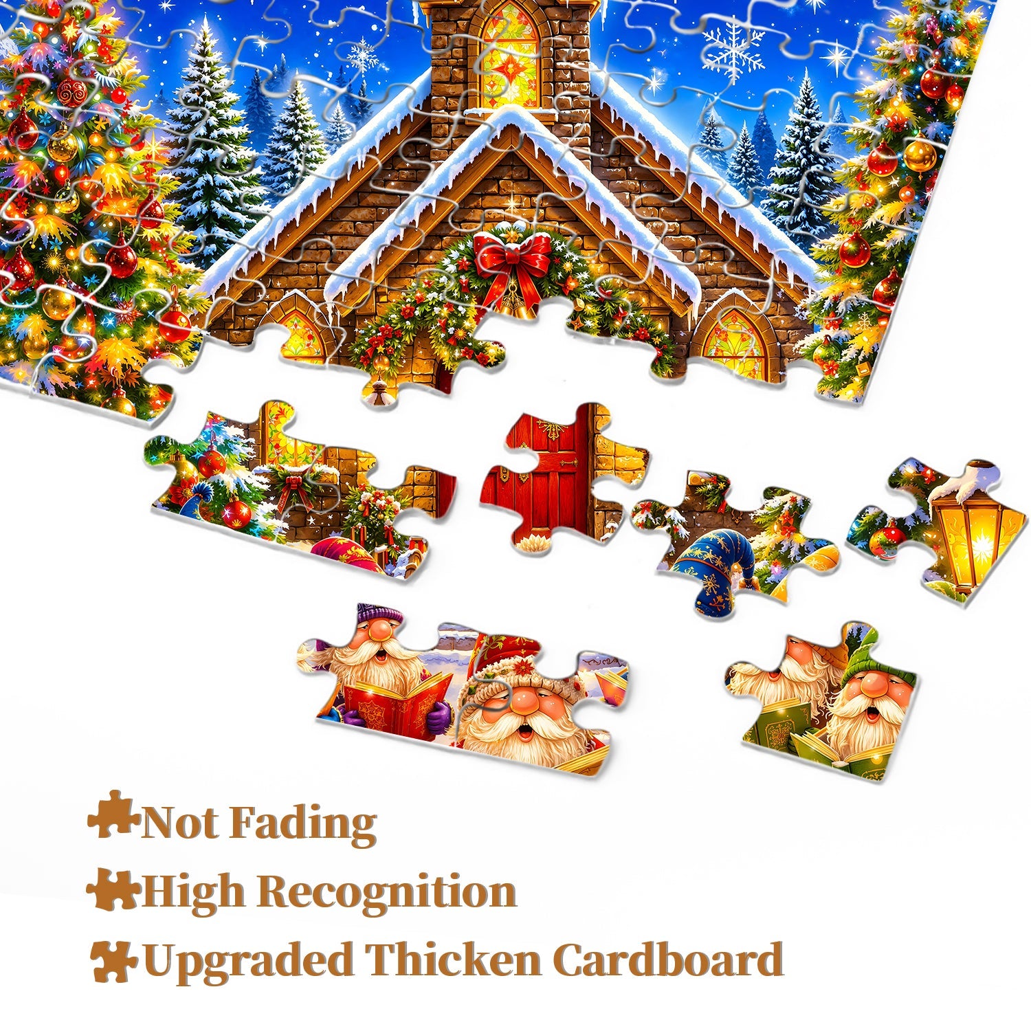 Christmas Gnome Village Jigsaw Puzzle 1000 Pieces