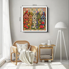 Quilted Bird Haven Jigsaw Puzzle 1000 Piece