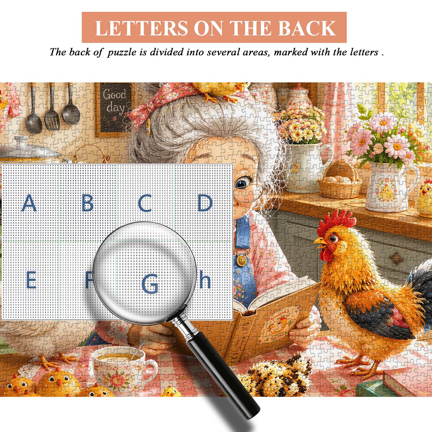 Grandma’s Chicken Kitchen Jigsaw Puzzle 1000 Pieces