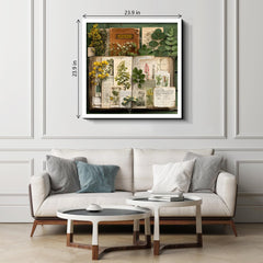 Vintage Botanical Diary Jigsaw Puzzle 1000 Pieces