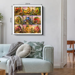 Dwarf Orchard Cottages Jigsaw Puzzle 1000 Pieces