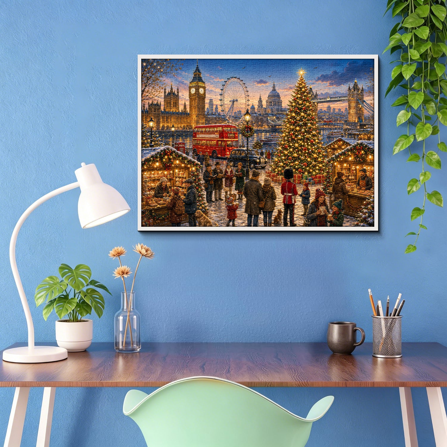 Christmas in London Jigsaw Puzzle 1000 Pieces