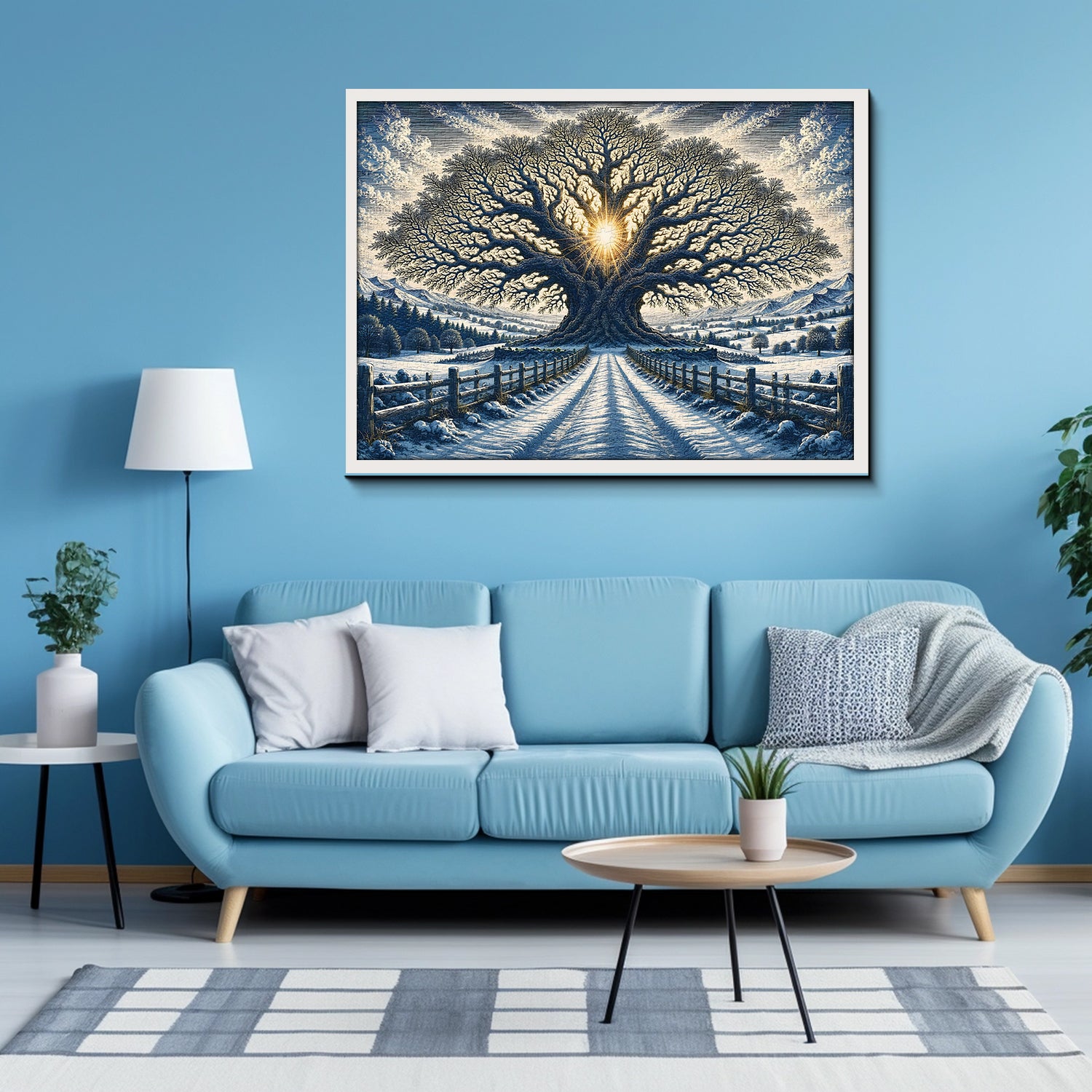 Winter Tree of Light Jigsaw Puzzle 1000 Piece