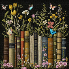 Le Puzzle Jardin de Livres 1000 Pièces