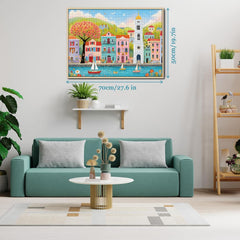 Macaron Villa Jigsaw Puzzle 1000 Piece