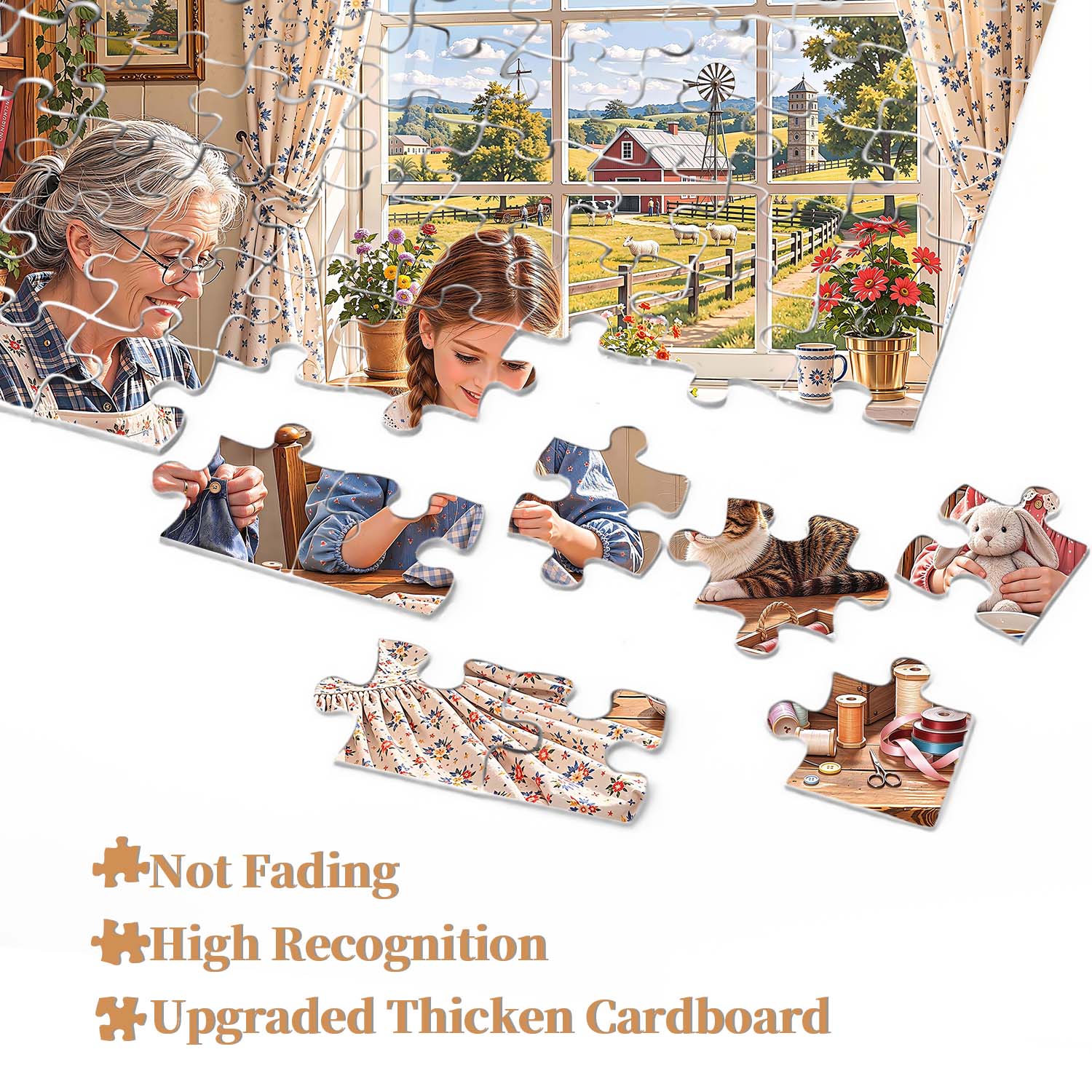 Sewing Days Jigsaw Puzzle 1000 Piece
