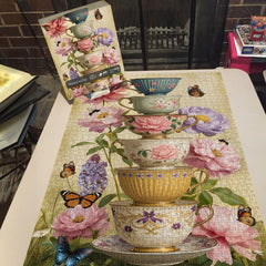 Puzzle de 1000 pièces Fleurs dans une tasse
