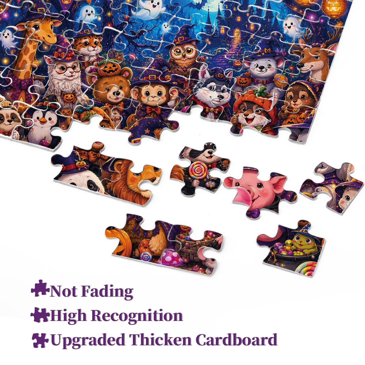 Animal Carnival Night Jigsaw Puzzle 1000 Piece