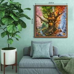 Four Seasons Treehouse Jigsaw Puzzle 1000 Pieces