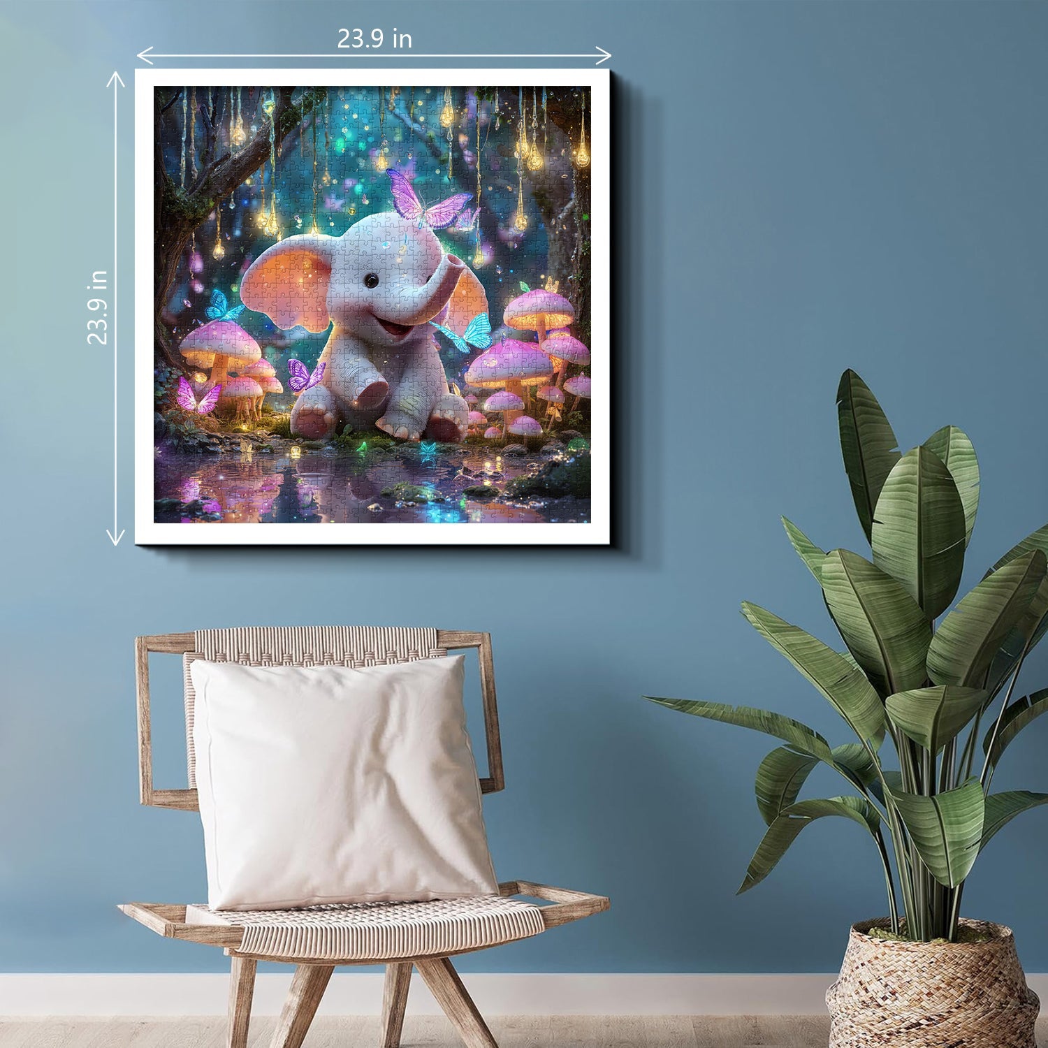 Glowwood Calf Jigsaw Puzzle 1000 Pieces