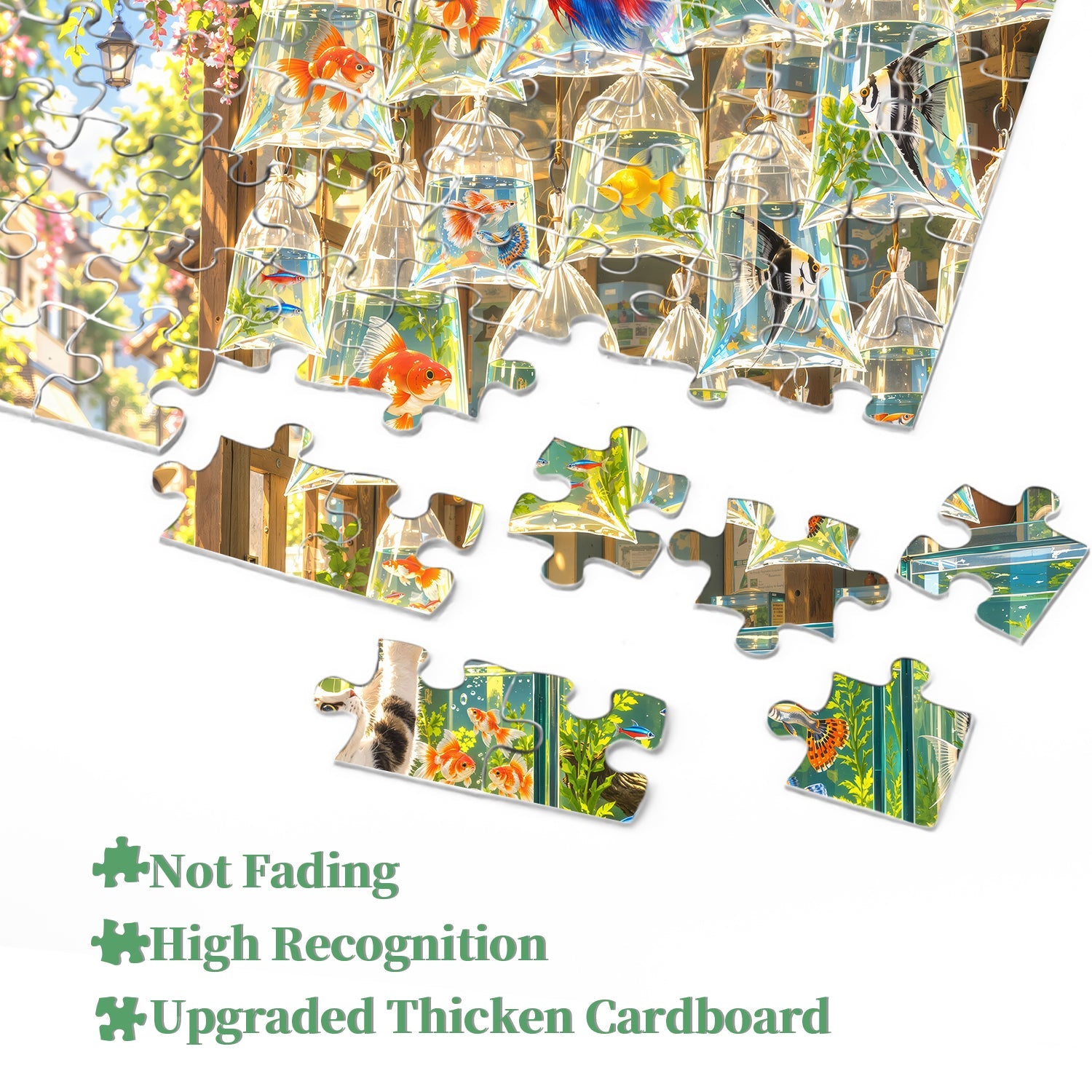 Cat's Fishy Moments Jigsaw Puzzle 1000 Pieces