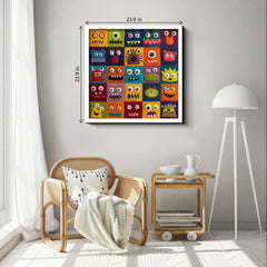 Cute Monster Grid Jigsaw Puzzle 1000 Piece