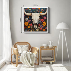 Wildflower Skull Jigsaw Puzzle 1000 Pieces