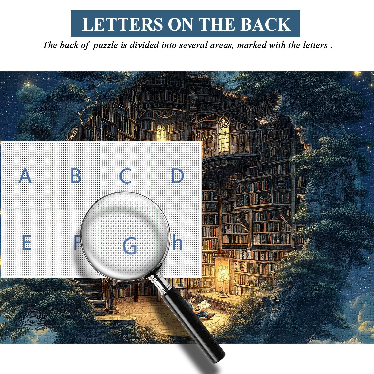 Starry Night Book Nest Jigsaw Puzzle 1000 Pieces