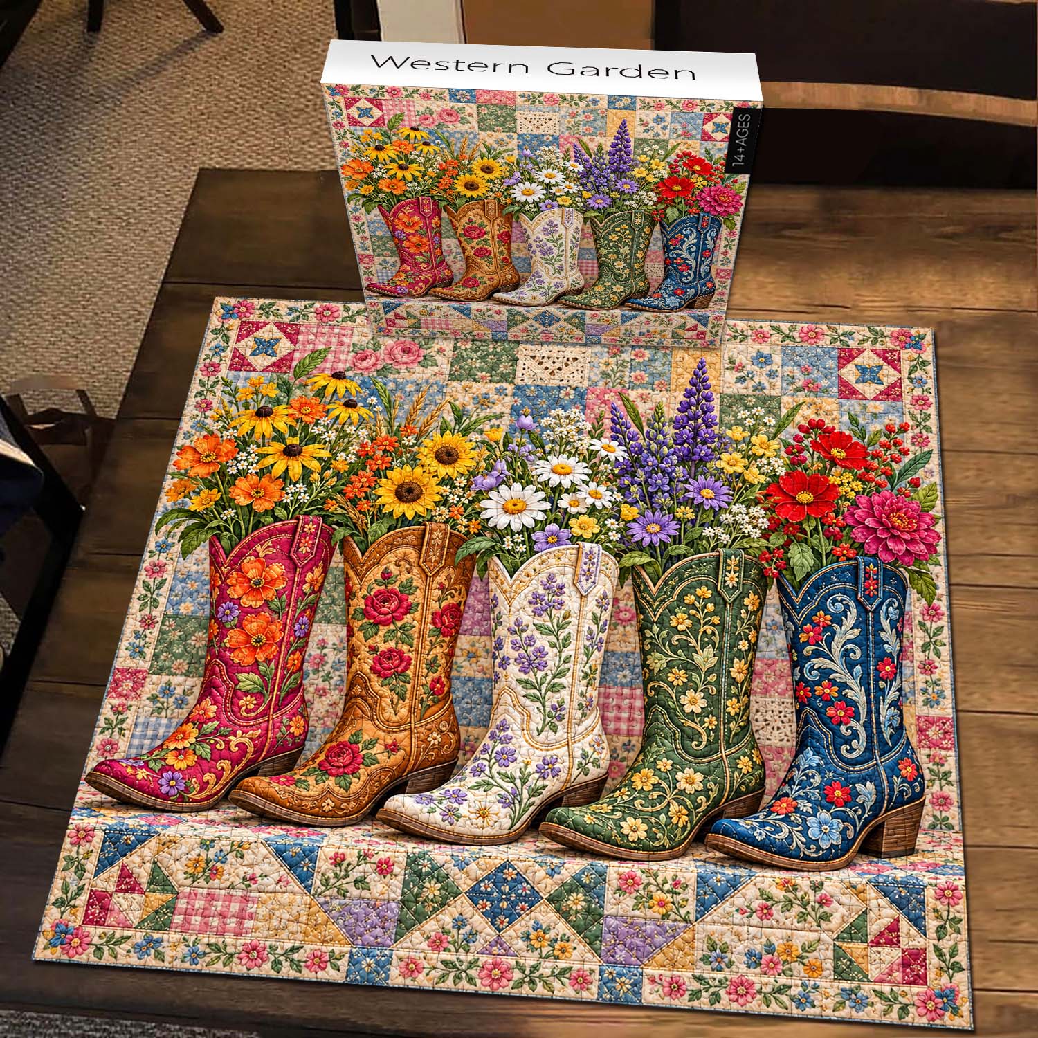 Western Garden Jigsaw Puzzle 1000 Piece