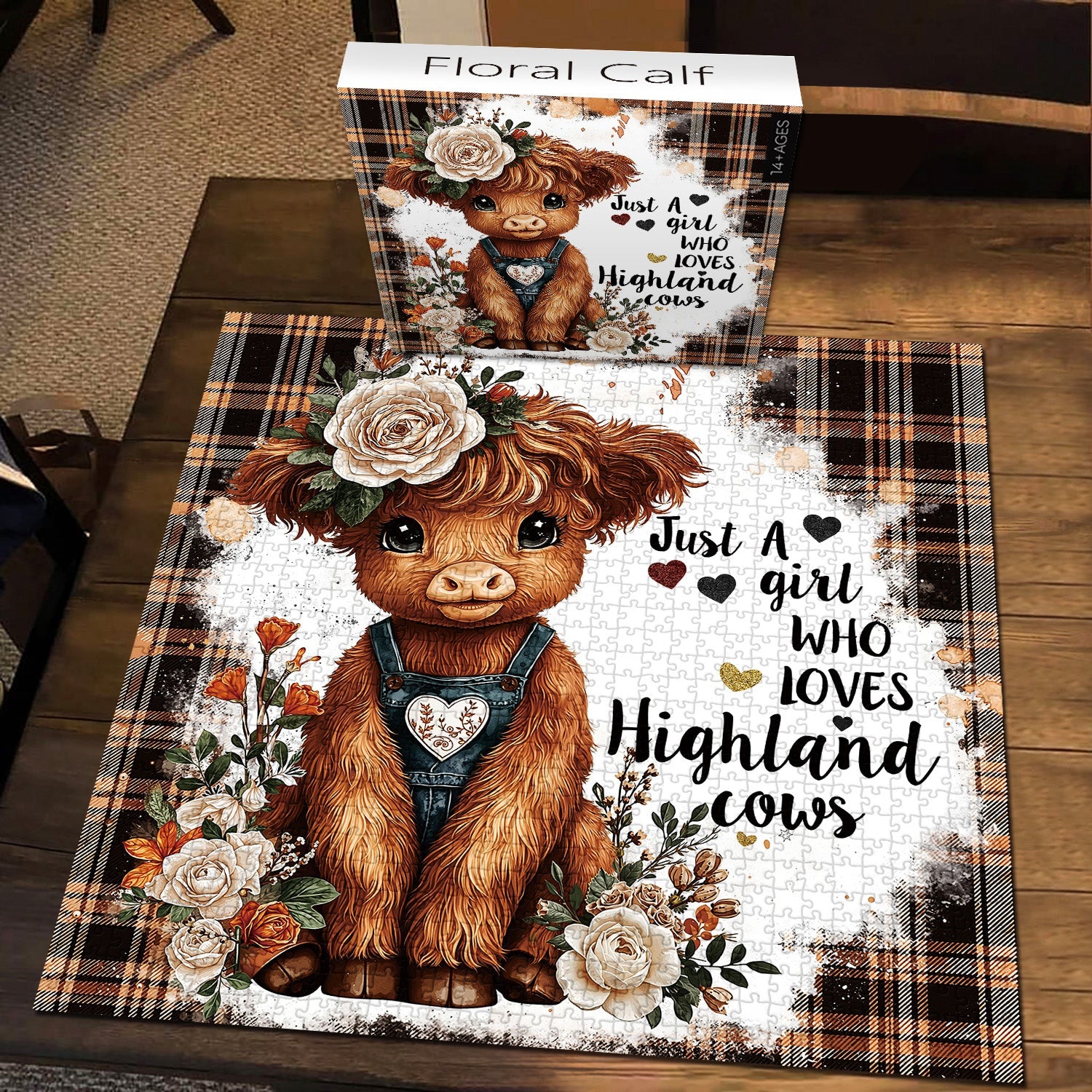 Floral Calf Jigsaw Puzzle 1000 Pieces