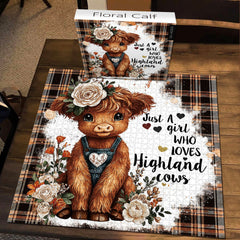 Floral Calf Jigsaw Puzzle 1000 Pieces