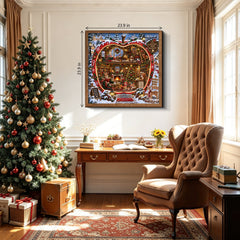 Christmas Apple Bookstore Jigsaw Puzzle 1000 Pieces