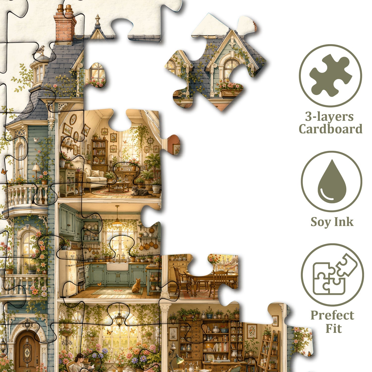 Life In Every Room Jigsaw Puzzle 1000 Piece