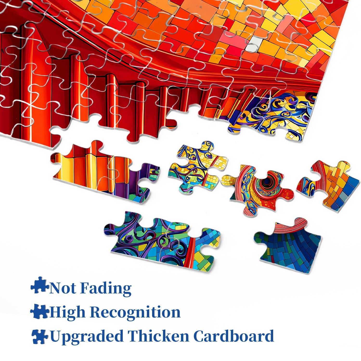 Rainbow Spiral Stairs Jigsaw Puzzle 1000 Piece