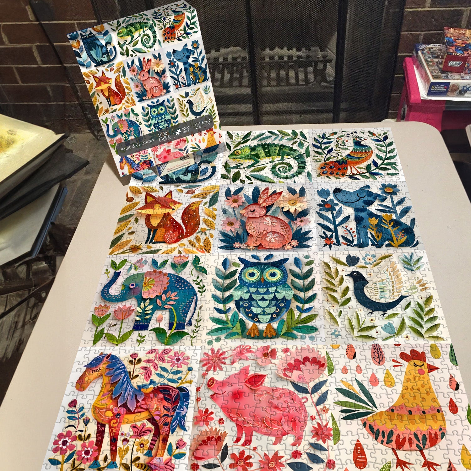 Puzzle 1000 Pièces — Créatures Peintes