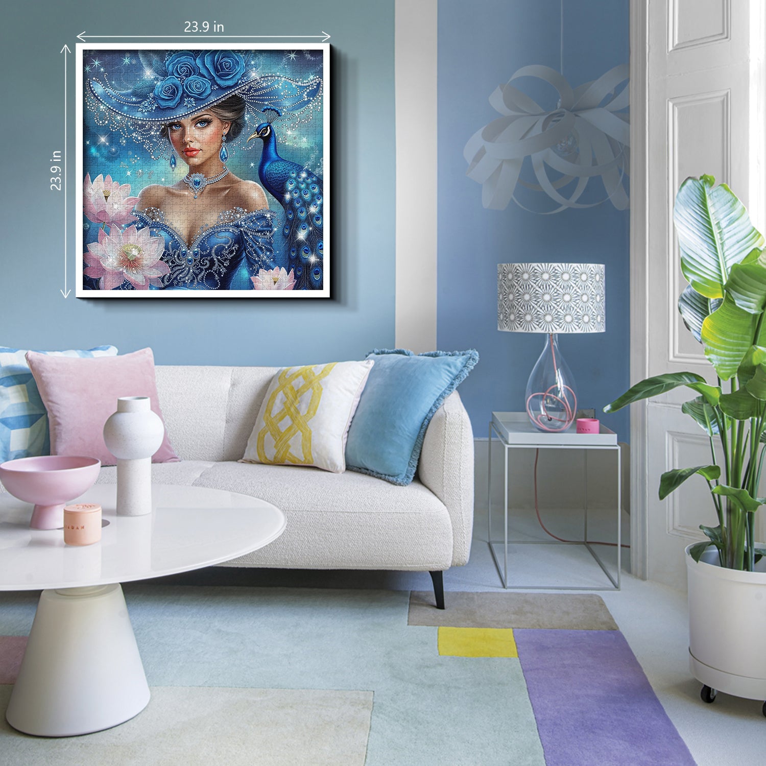 The Peacock Lady Jigsaw Puzzle 1000 Pieces