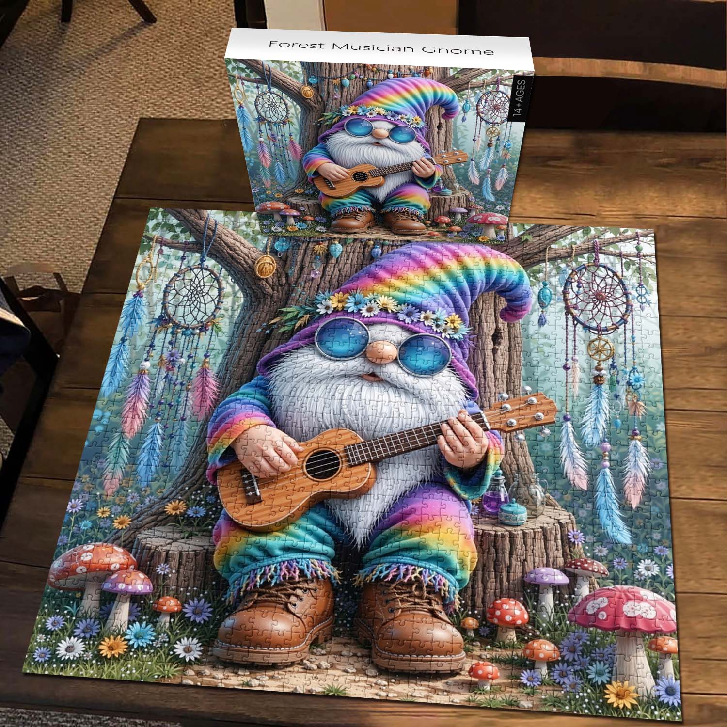 Forest Musician Gnome Jigsaw Puzzle 1000 Piece