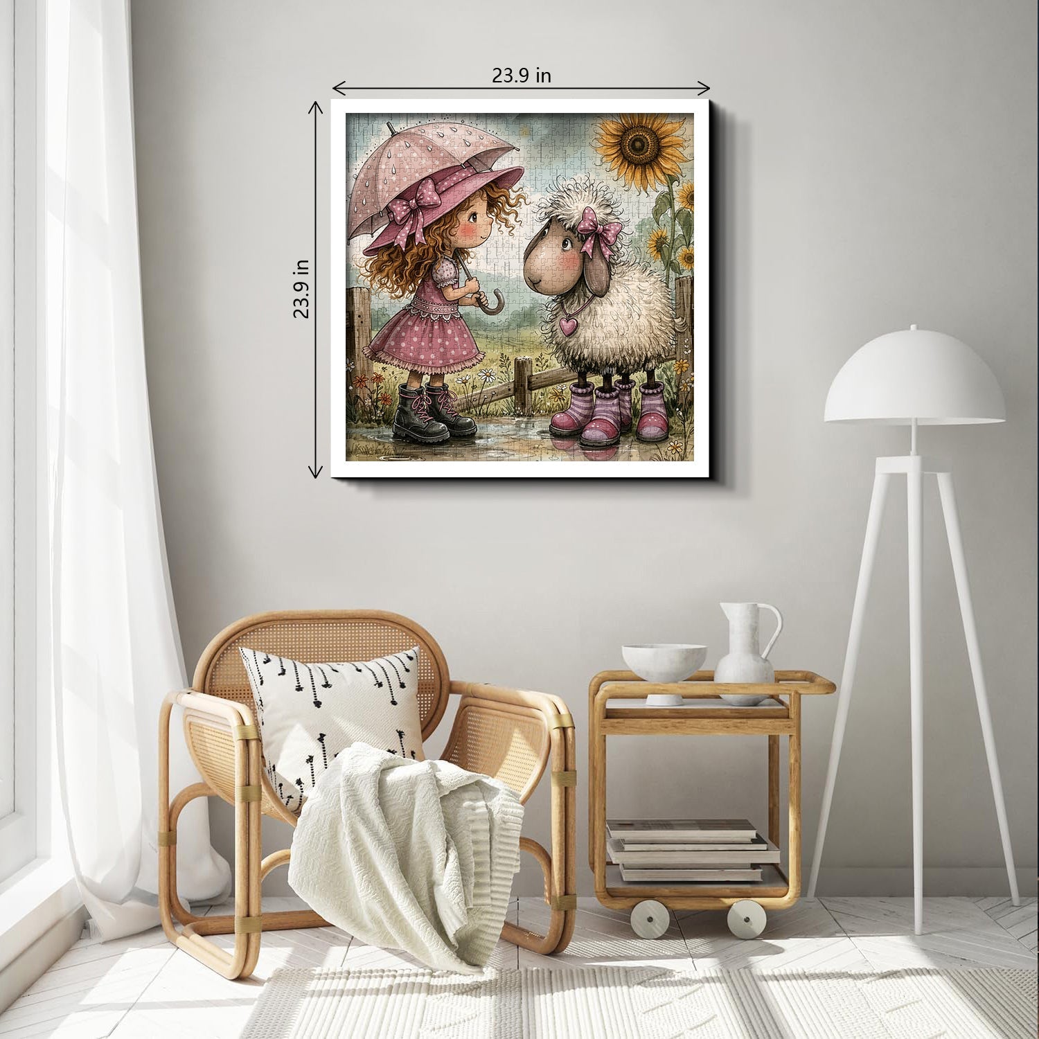 Sheepish Smile Jigsaw Puzzle 1000 Pieces