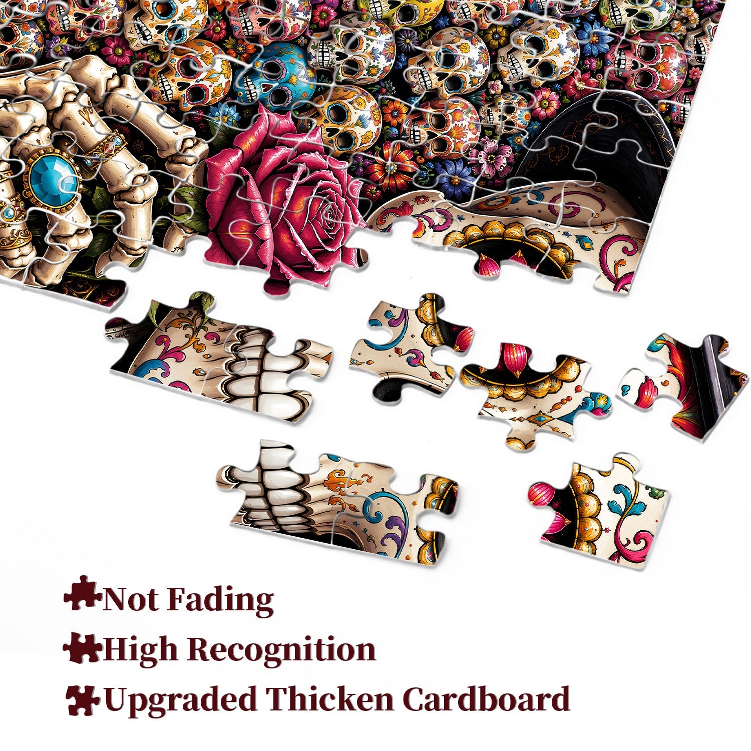 Sugar‑Skull Gentleman Jigsaw Puzzle 1000 Piece