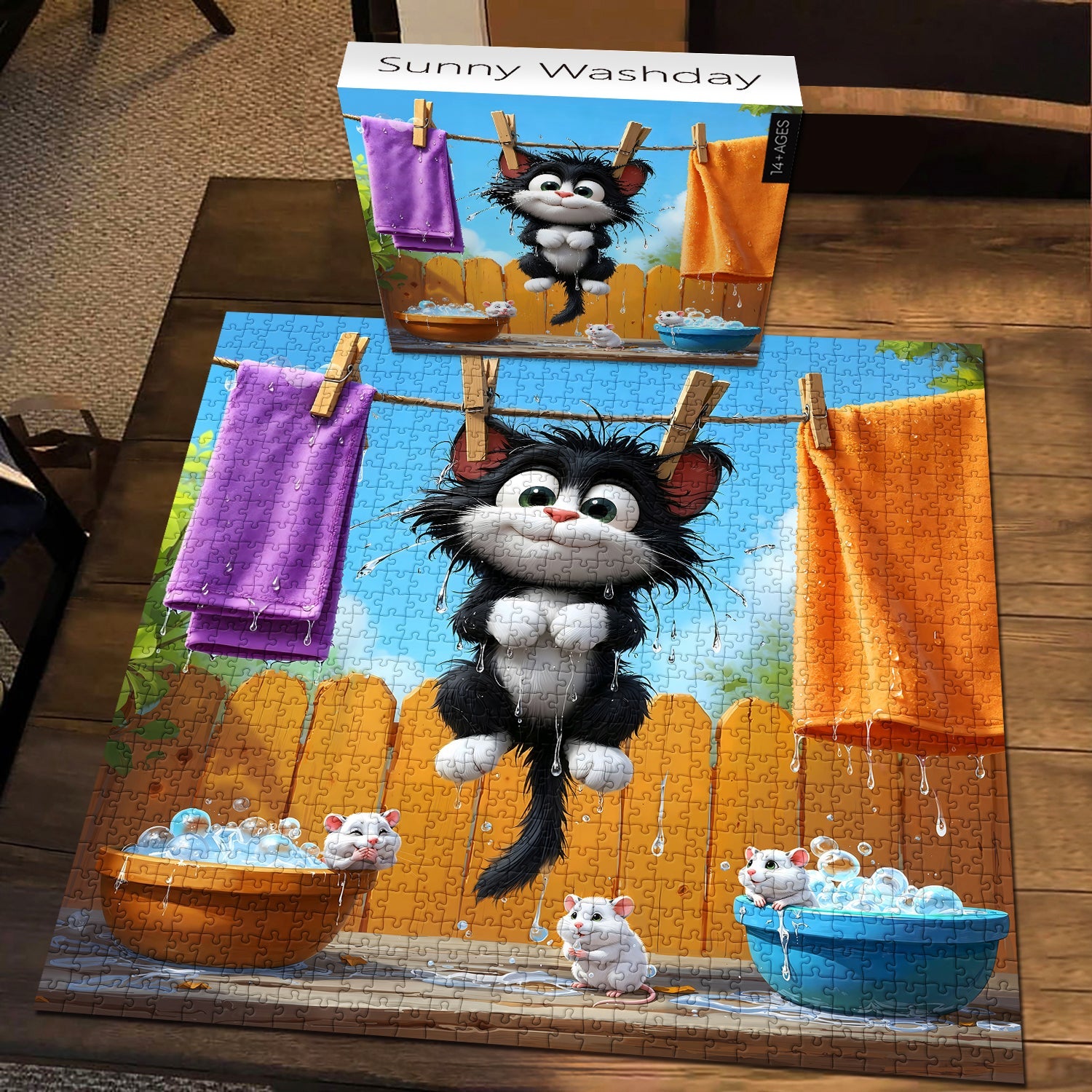 Sunny Washday Jigsaw Puzzle 1000 Piece