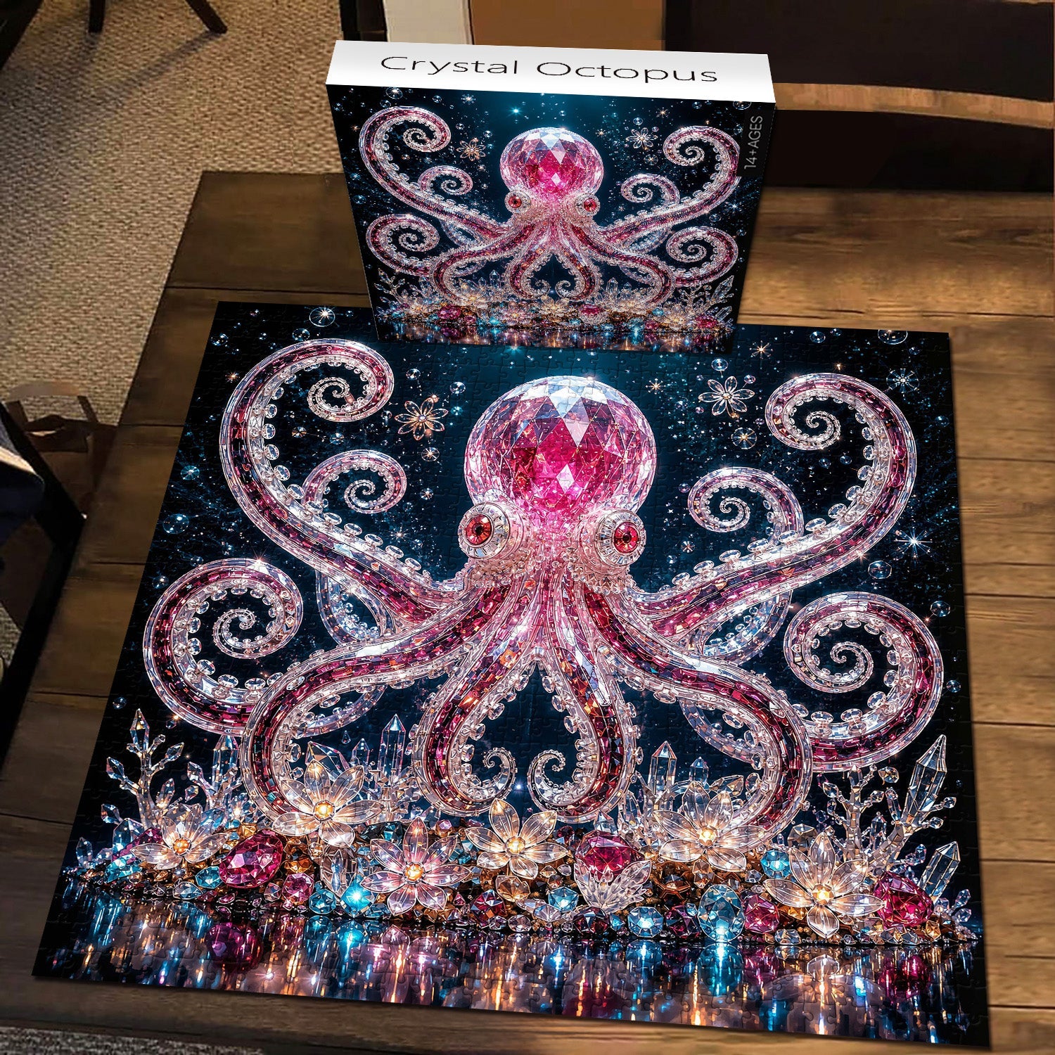 Crystal Octopus Jigsaw Puzzle 1000 Pieces