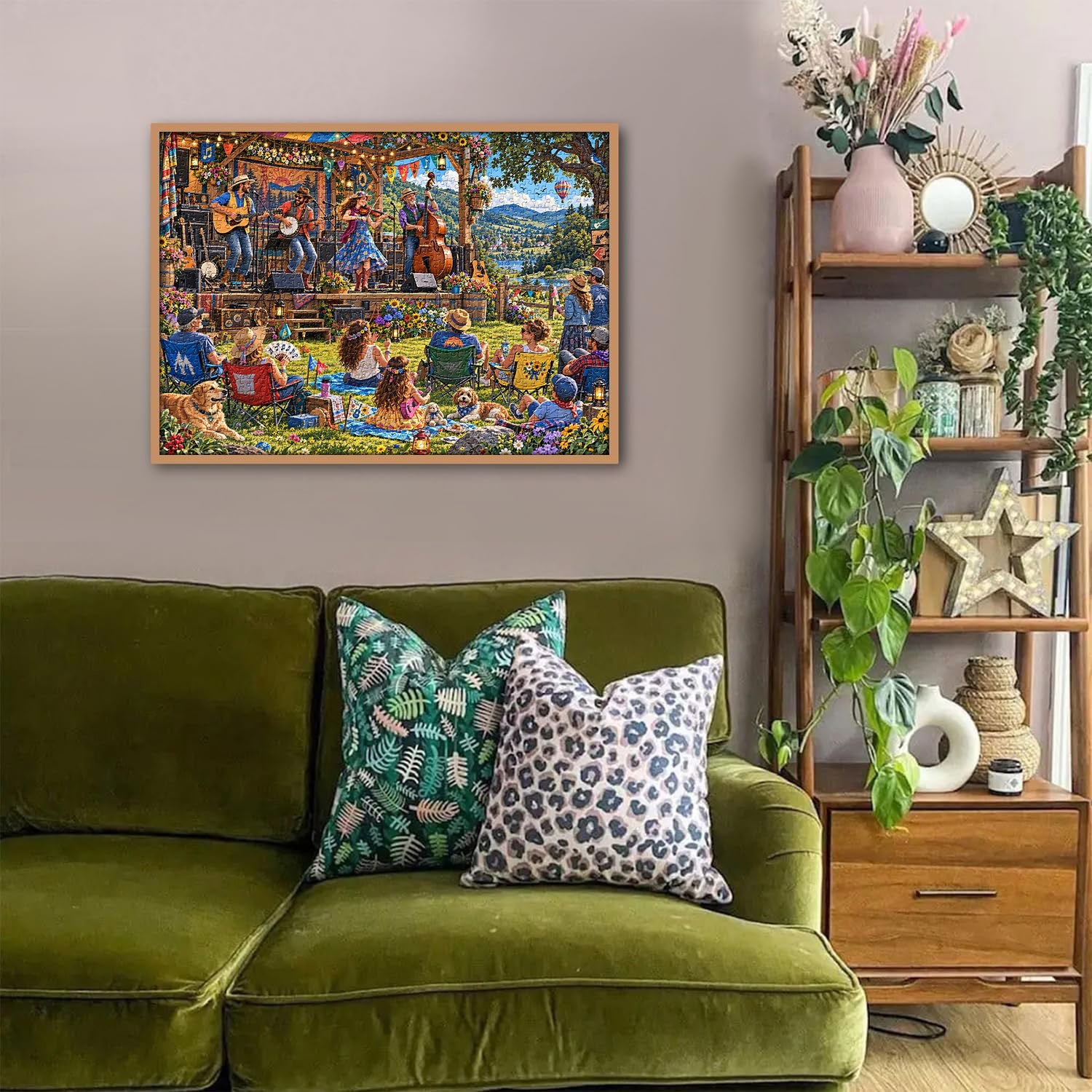 Mountain Folk Fest Jigsaw Puzzle 1000 Piece