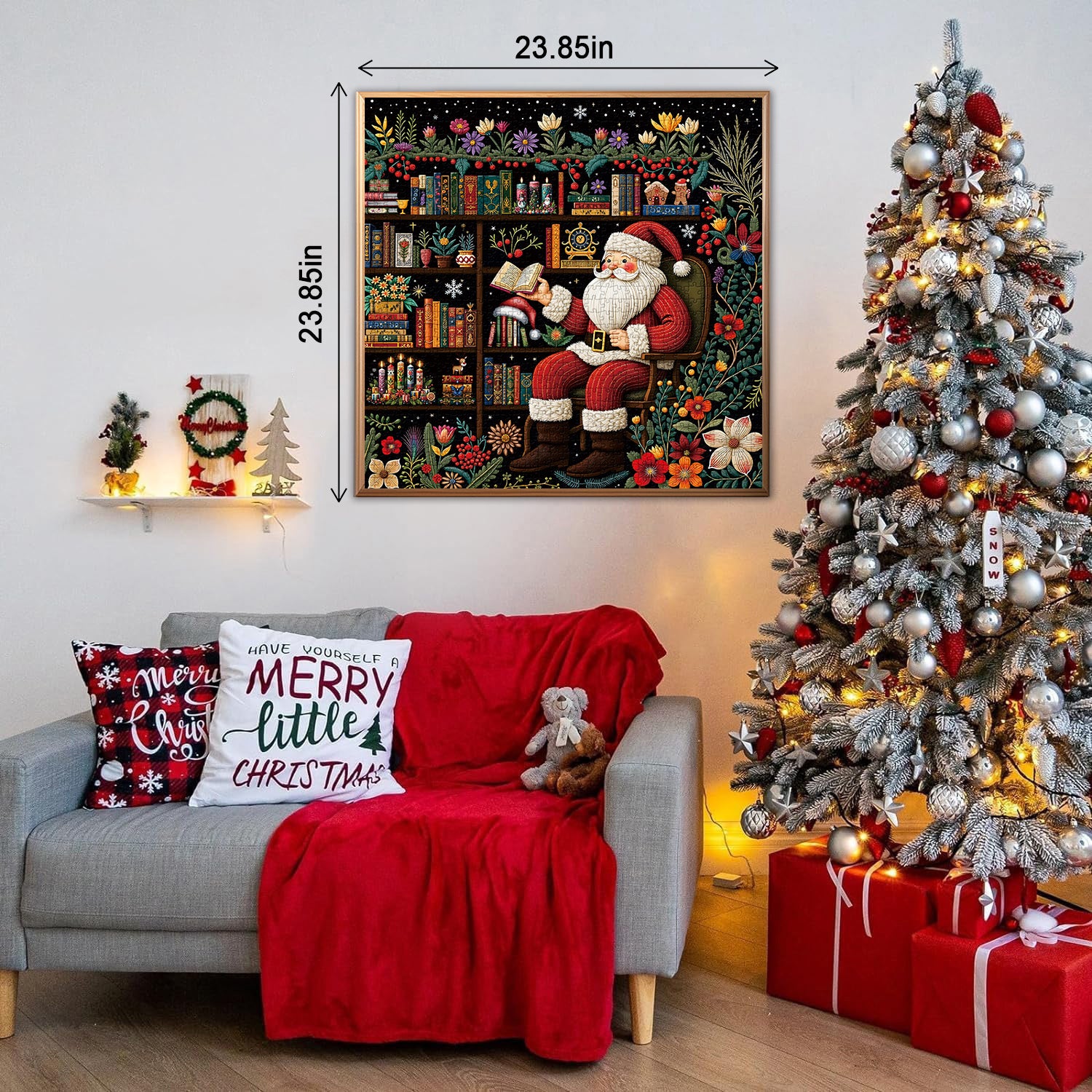 Santa's Garden Reads Jigsaw Puzzles 1000 Pieces