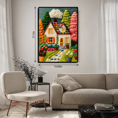 Puzzle Maison Colorée 1000 Pièces