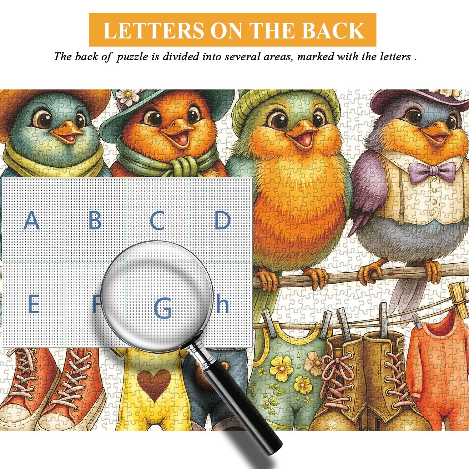 Bird Dress Up Day Jigsaw Puzzle 1000 Pieces