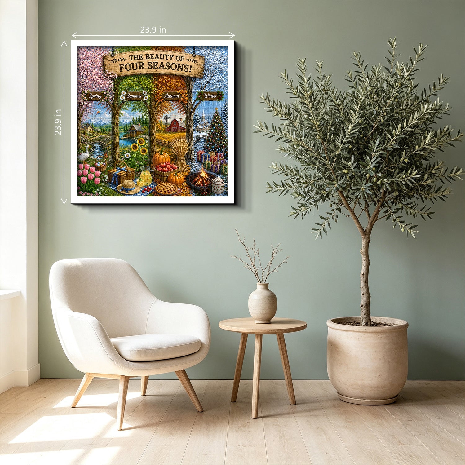 Four Seasons Beauty Puzzle 1000 Pieces