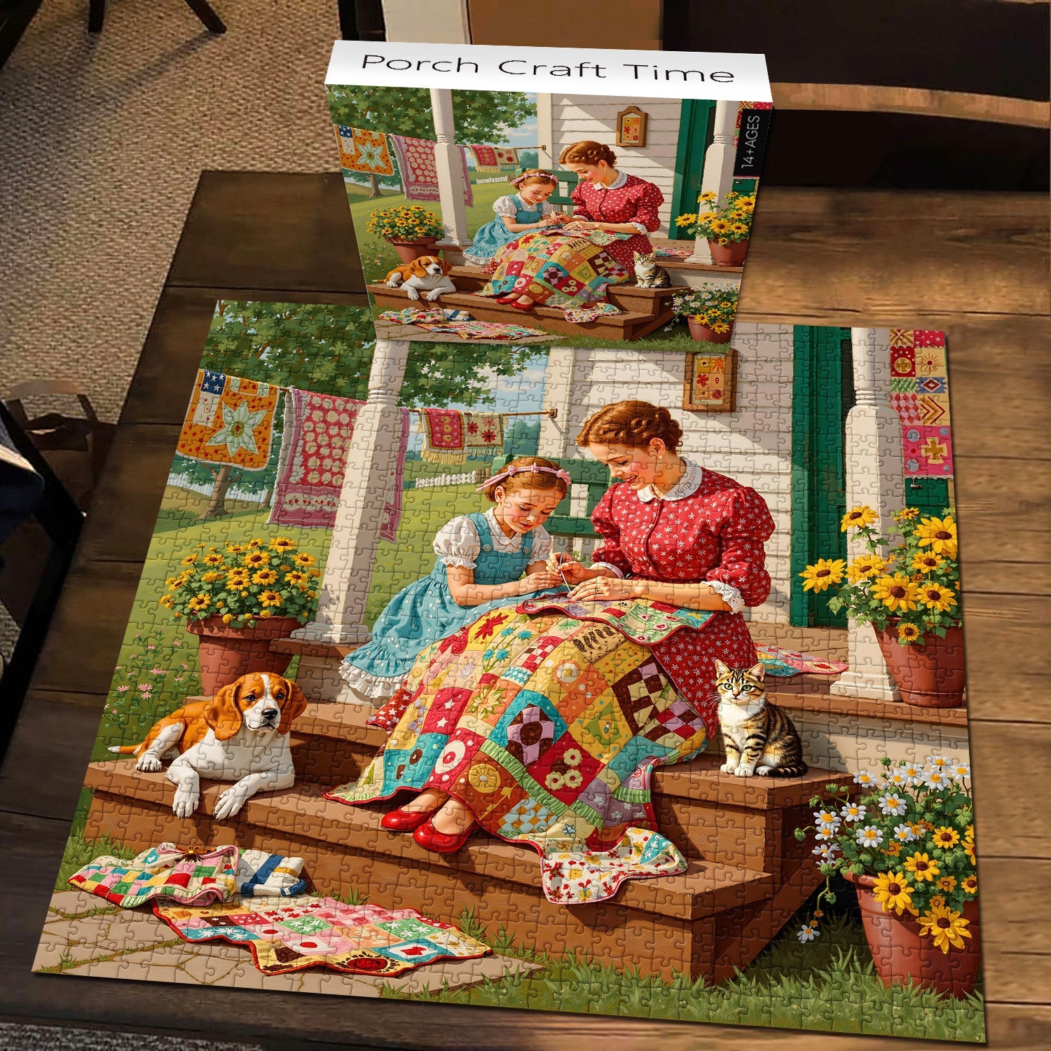 Porch Craft Time Jigsaw Puzzle 1000 Pieces