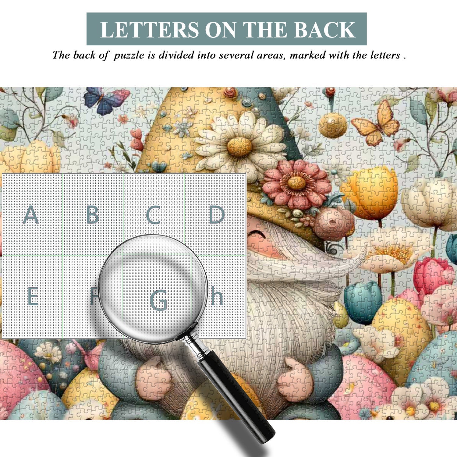 Easter Egg Gnome Jigsaw Puzzle 1000 Pieces