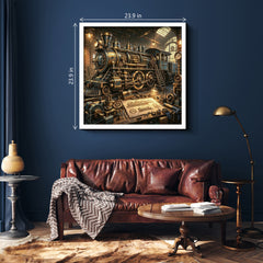 Clockwork Rail Workshop Jigsaw Puzzle 1000 Pieces