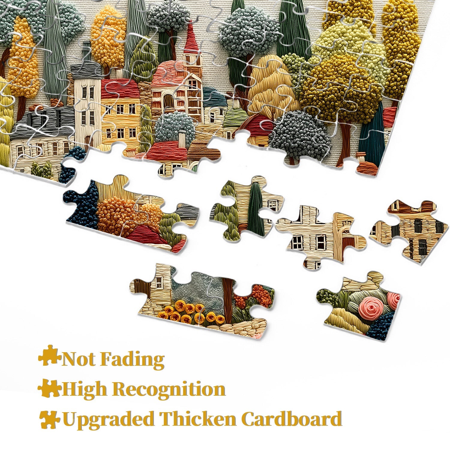 Embroidery Village Jigsaw Puzzle 1000 Pieces