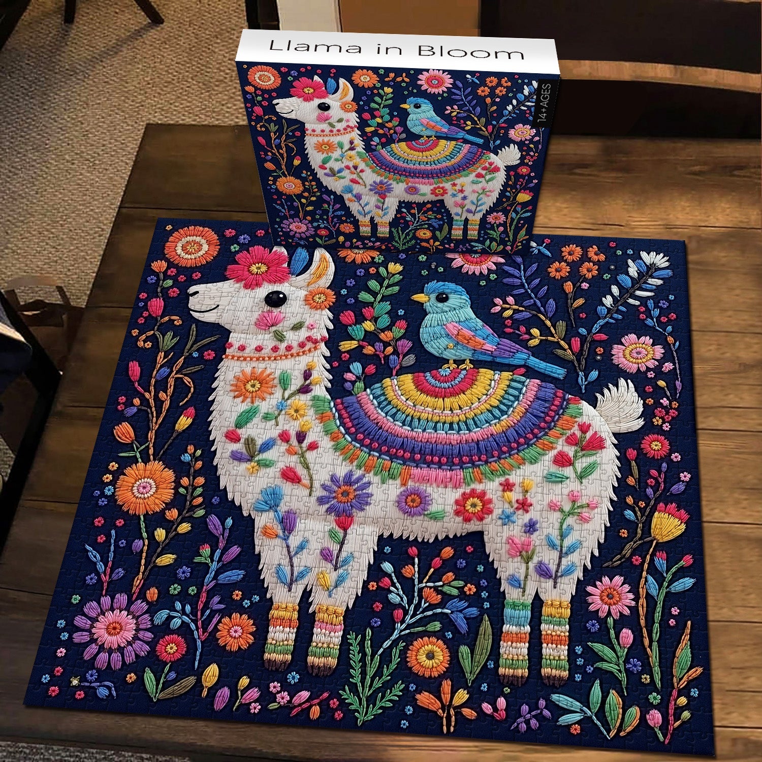 Llama in Bloom Jigsaw Puzzle 1000 Pieces