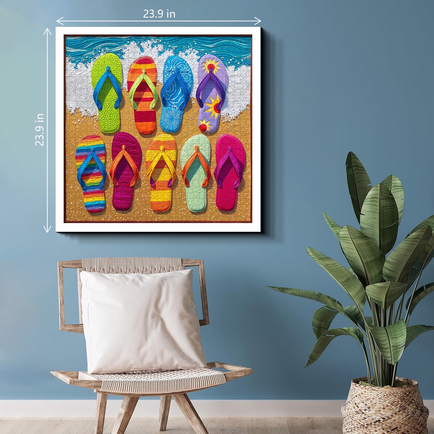 Summer Sandal Party Jigsaw Puzzle 1000 Pieces